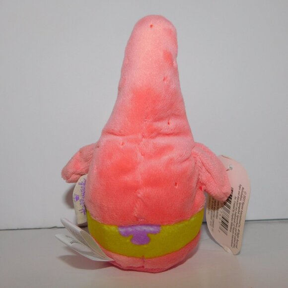 Hallmark Itty Bittys SpongeBob SquarePants Patrick Star Bean Bag Plush NEW w Tag - Picture 4 of 6